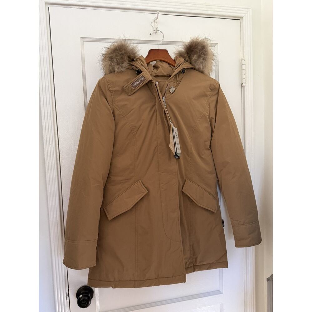 Woolrich Luxury‎ Arctic Parka M Alaskan Brown Saga Raccoon Fur Hood CFWWOU0541FR
